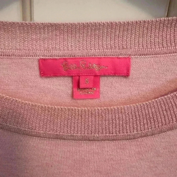 Lilly Pulitzer Pink Cobo sweater size Small - Picture 6 of 13